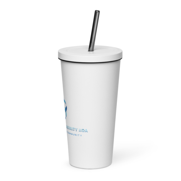 Summerwood Community HOA Insulated tumbler with a straw - Image 2