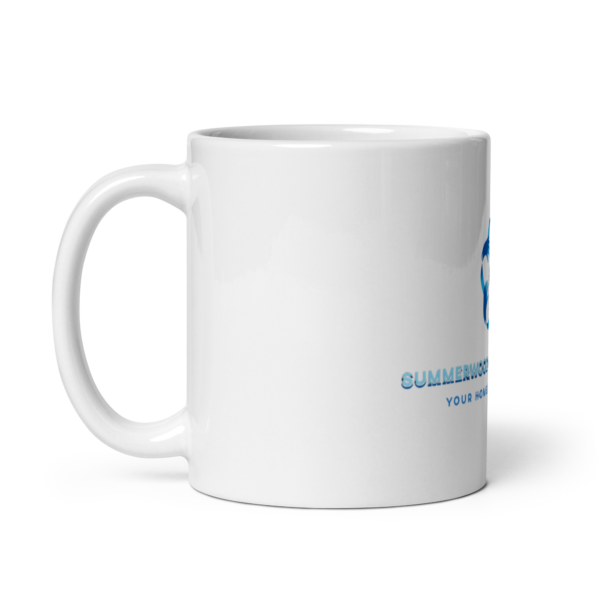 Summerwood Community HOA White glossy mug - Image 3
